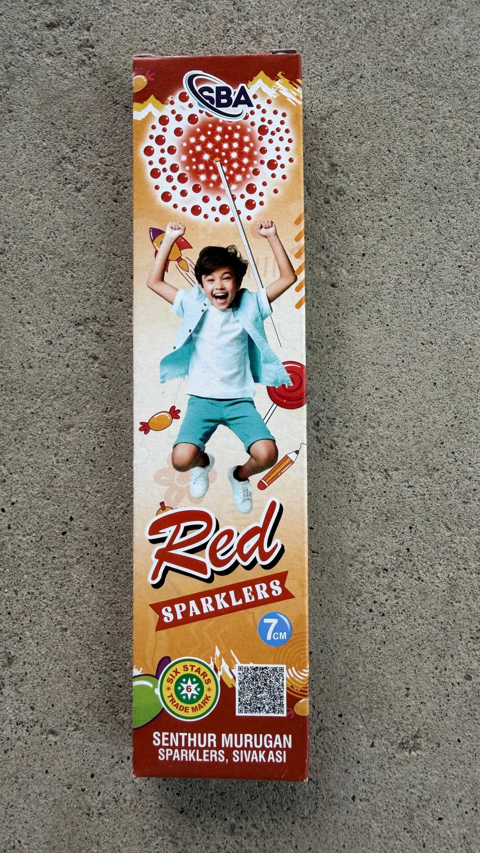 7 Cm red (10pcs) (Box)