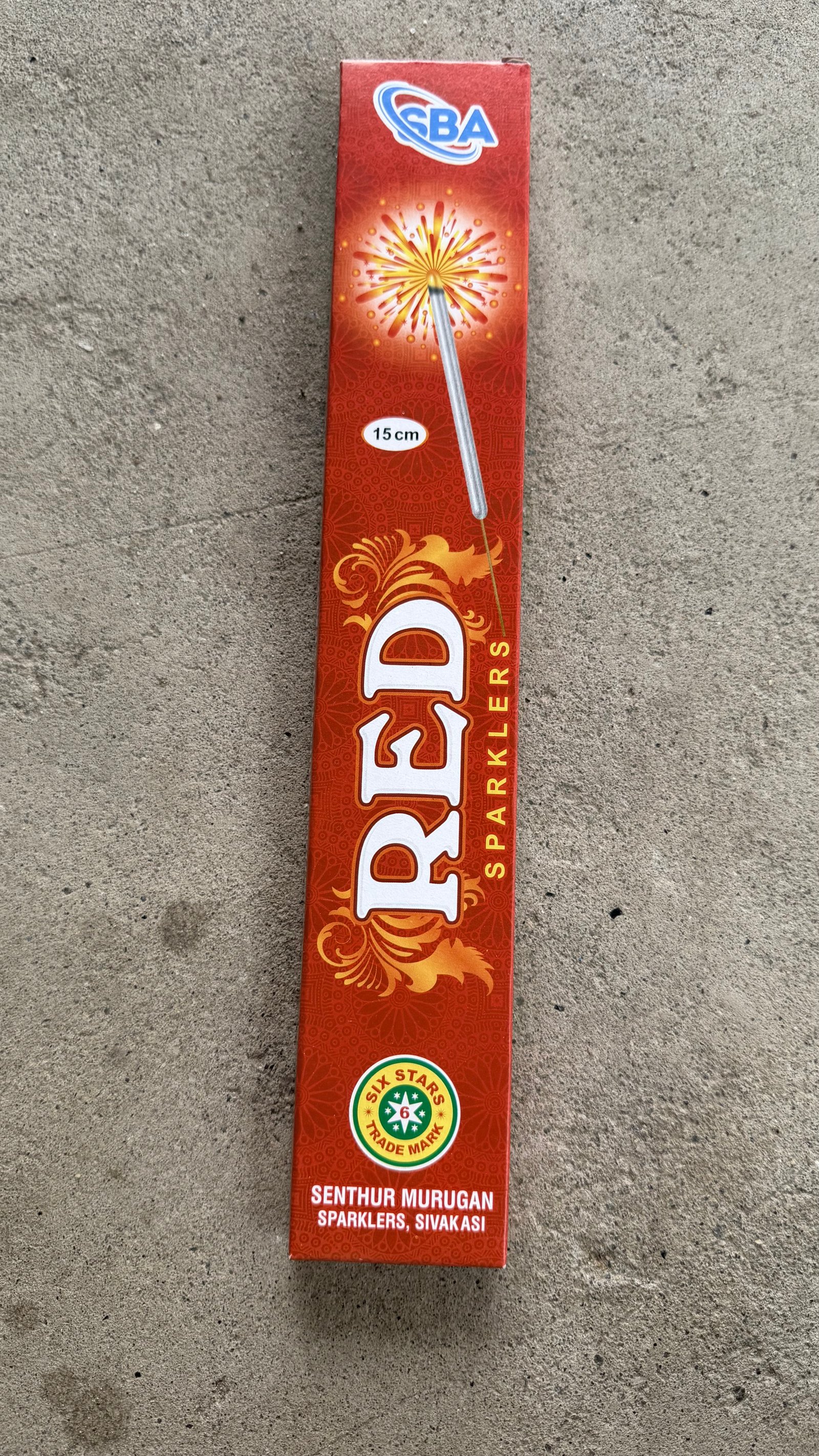 15 cm red (10pcs)(Box)