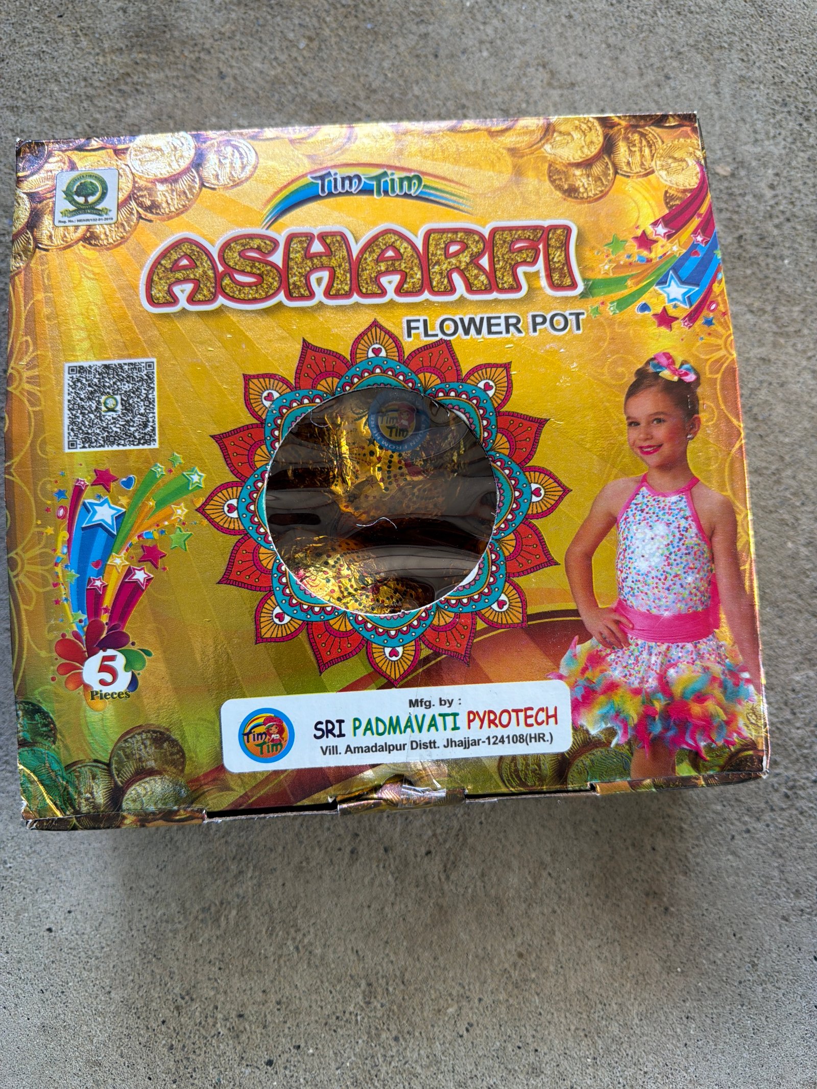 Asrafi flowerpot(5pcs)