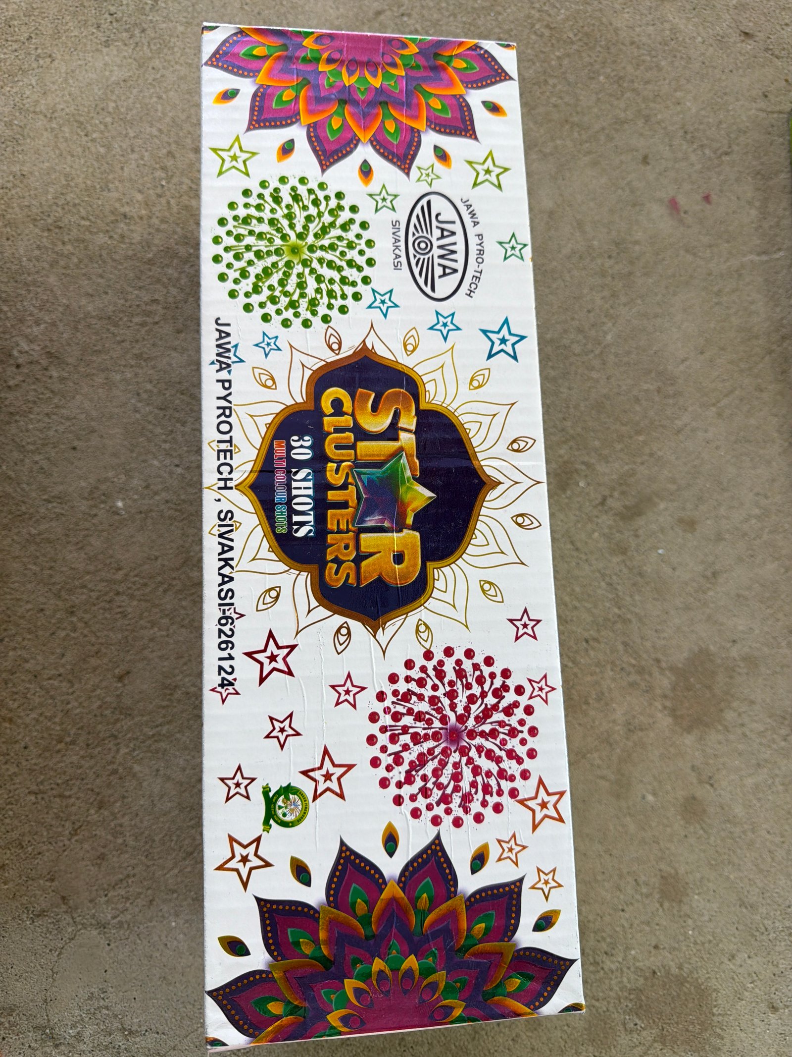30 multi colour fancy shot (box)