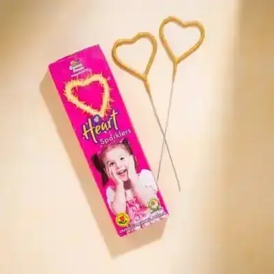 Heart sparkler (3pcs)